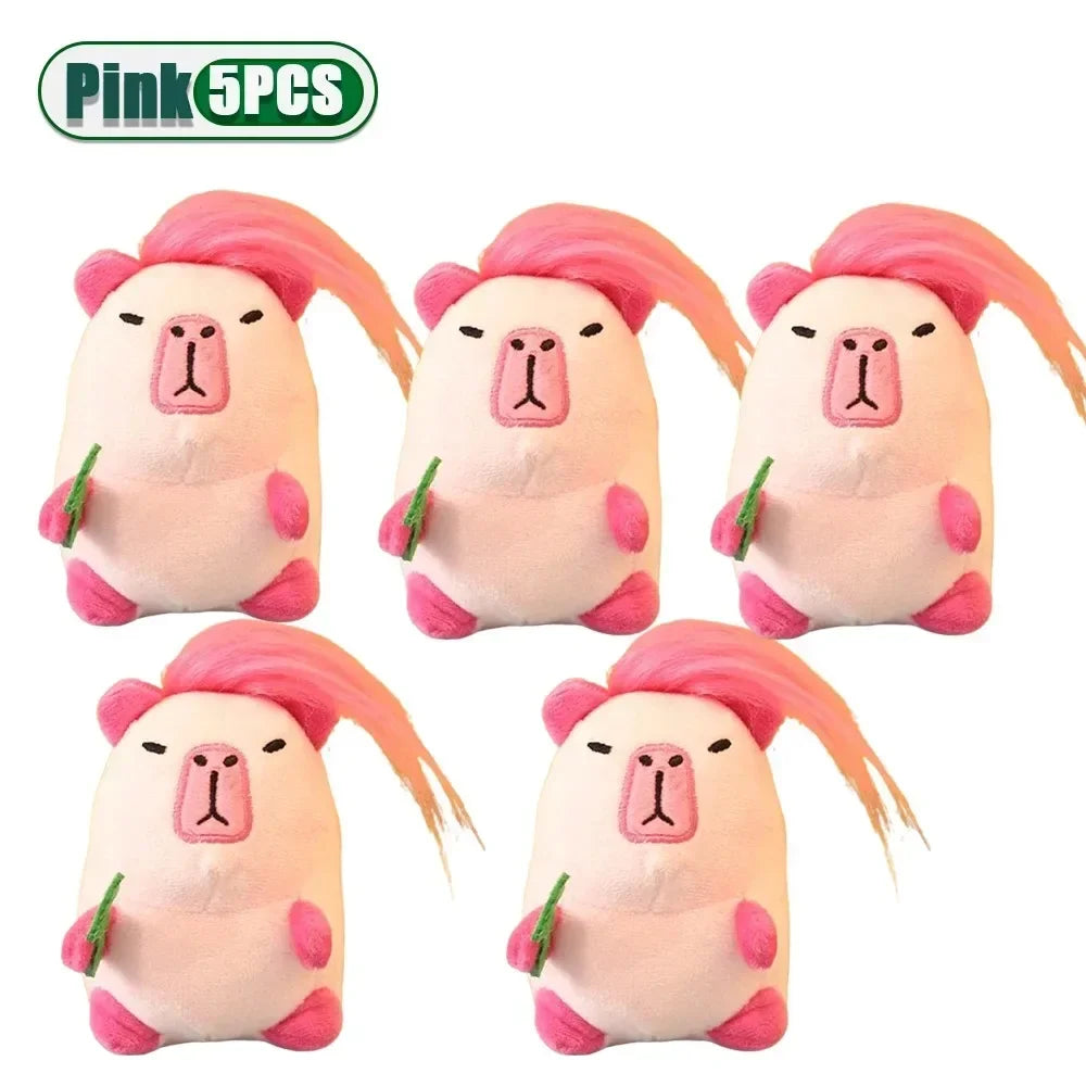 Kawaii Capybara Plush Keychain Bag Charm Pendant – Cute Gift
