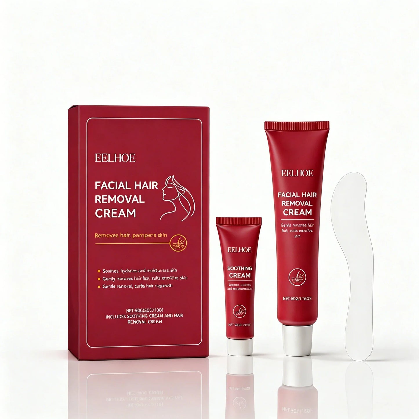 Eelhoe Facial Hair Removal Cream Kit for Women – Face & Lip