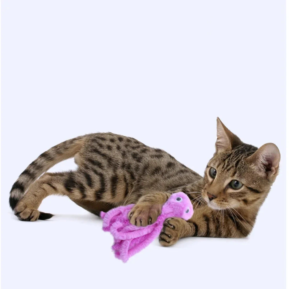 Catnip Octopus Plush Toy – Interactive Cat & Dog Chew Toy Catnip Plush Toy Peaceful Pleasures Health and Wellness