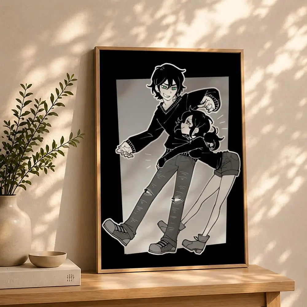 Coffin of Andy and Leyley Poster – HD Waterproof Wall Art Game Wall Poster Peaceful Pleasures Health and Wellness White12 50X70cmNoframe
