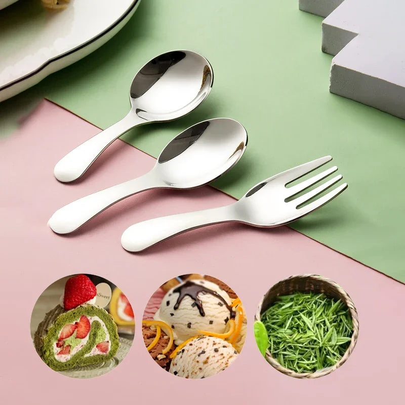 Stainless Steel Camping Cutlery Set – Portable Spoon & Fork Camping Cutlery Set Peaceful Pleasures Health and Wellness
