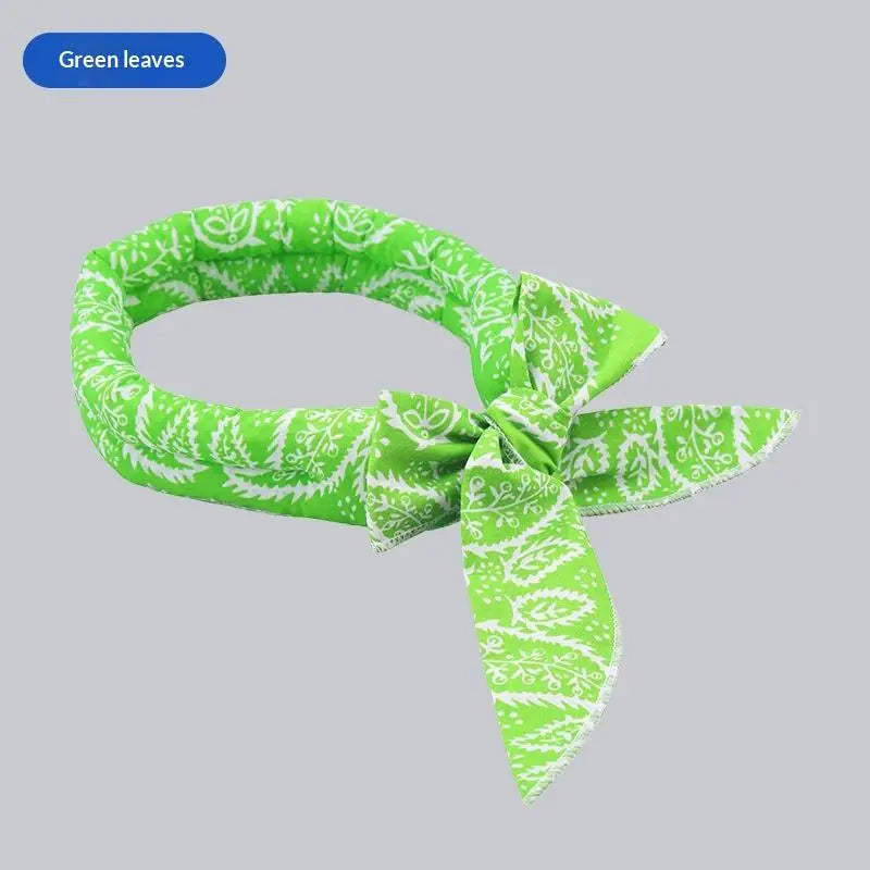 Dog Cooling Bib – Reusable Breathable Adjustable Pet Collar