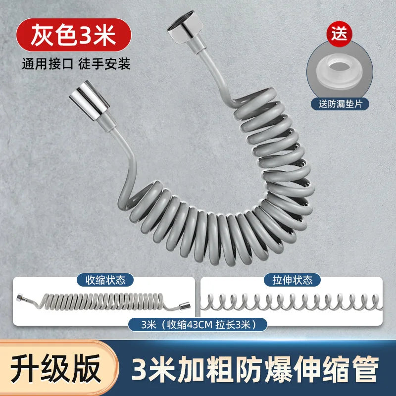 Wall-Mounted Bidet Sprayer | Double Outlet Angle Valve