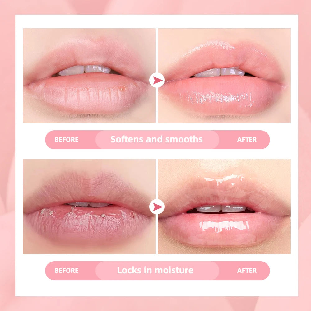 Peach Collagen Lip Sleeping Mask Powerful Moisturizing Repair Plumping Suitable Dry Chapped Lips Skin Care Long-Lasting Hydrate Peaceful Pleasures Health and Wellness