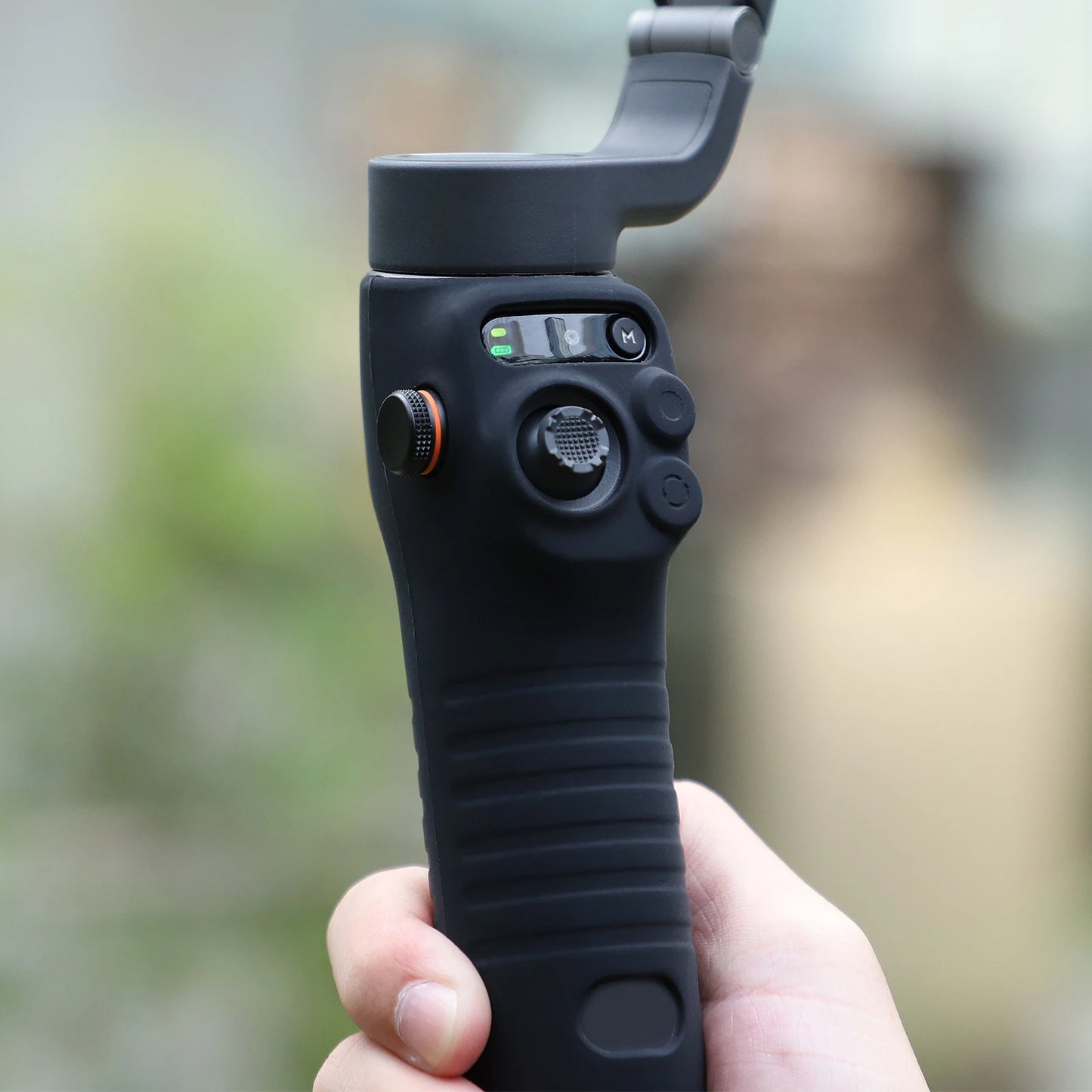 RED/BLACK Protective Case Silicone Case Soft Anti Dust Handle Protective Cover Mobile Phone PTZ Accessories For DJI Osmo Mobile6 Peaceful Pleasures Health and Wellness