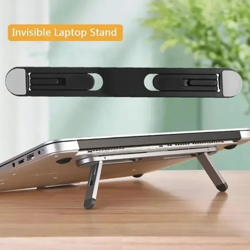 Foldable Ergonomic Laptop Stand | Portable Notebook Riser