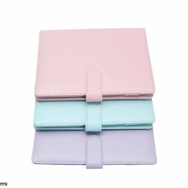 Vintage Refillable Notebook File Folder Notepad Cover Leather Ring
