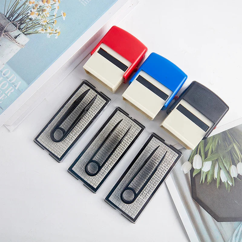 DIY Custom Self-Inking Rubber Stamp Kit – Letters & Numbers