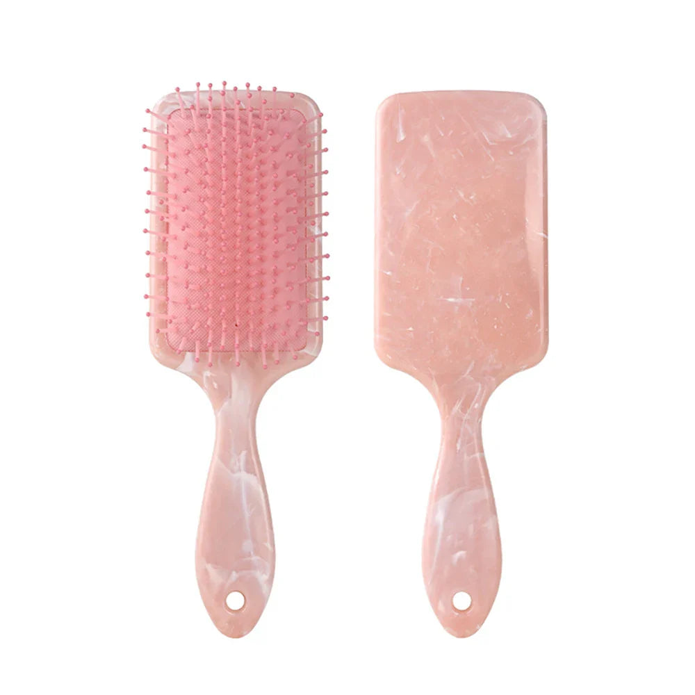 Air Cushion Detangling Hair Brush – Anti-Static Marble Comb