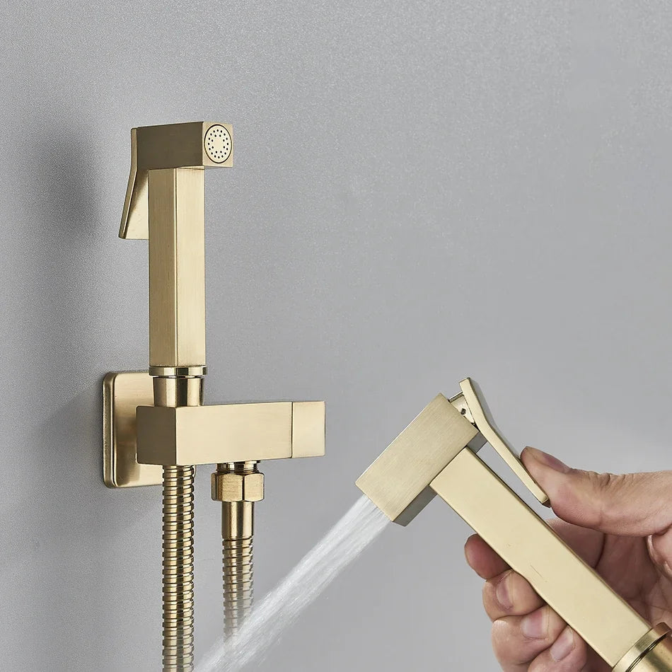 Brass Bidet Faucet Wall Mount Cold Water Sprayer Tap | YANKE