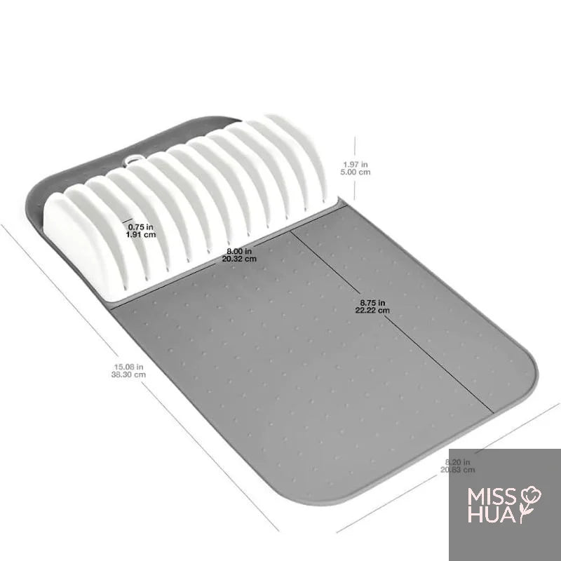 Knife Drawer Organizer Mat | 5 & 11 Slot Non-Slip Soft-Grip