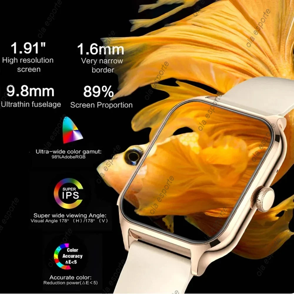 Ola Esporte 1.44" Smartwatch – Bluetooth Call & Health Tracker