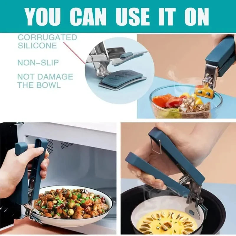 Silicone Bowl & Plate Gripper Tong | Kitchen Lifting Tool Kitchen Gripper Tong Peaceful Pleasures Health and Wellness