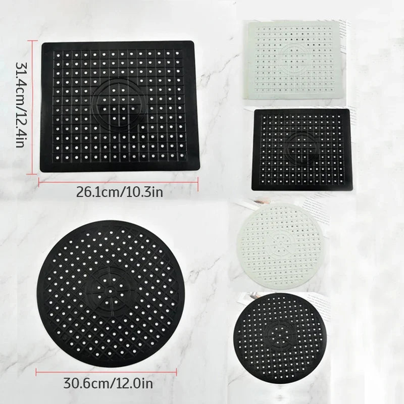 Quick-Dry Rubber Sink Mat – Anti-Slip Kitchen Sink Protector & Heat-Insulating Drain Pad