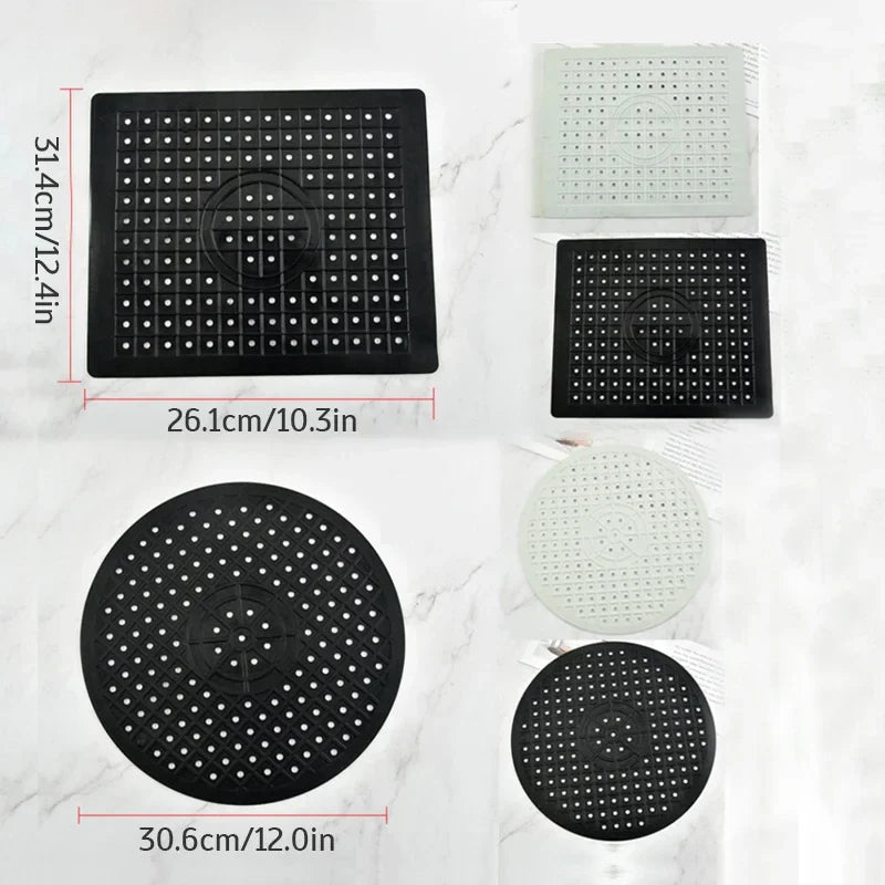 Quick-Dry Rubber Sink Mat – Anti-Slip Heat-Resistant Kitchen Pad