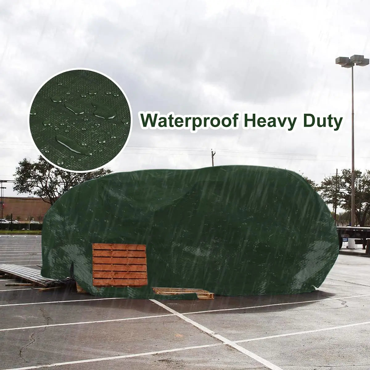 Heavy Duty Waterproof Tarp 5x4m | Outdoor Canopy Cover
