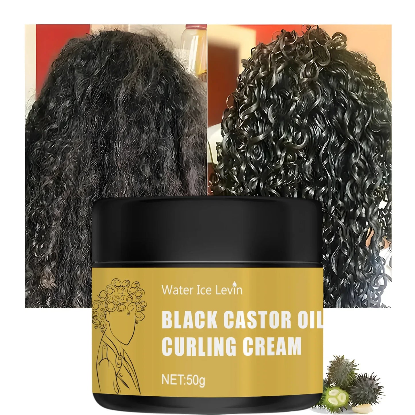 Black Castor Oil Curl Conditioner – Moisturizes & Defines Curls