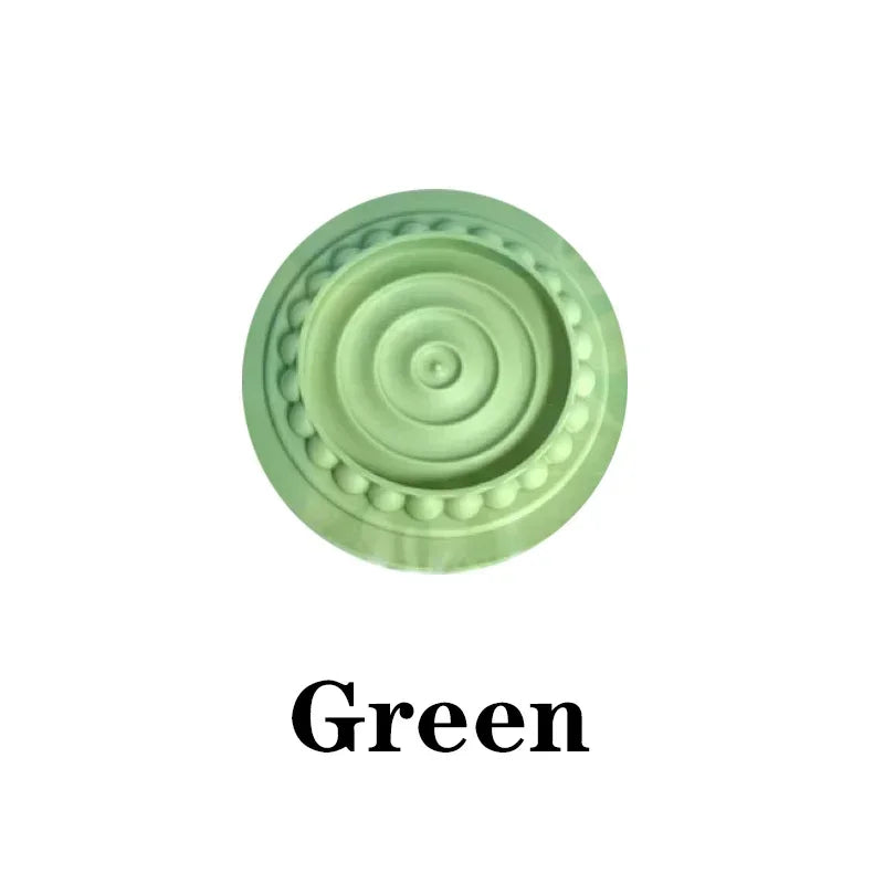 Cat & Dog Slow Feeder Bowl | Non-Slip Anti-Choke Mat Slow Feeder Bowl Peaceful Pleasures Health and Wellness green