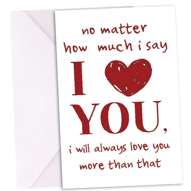 1 set Valentine's Day Greeting Cards Flower Shops Handwritten Flowers Baking Confession Souvenir Cards Instagram Style Peaceful Pleasures Health and Wellness white 10x15cm