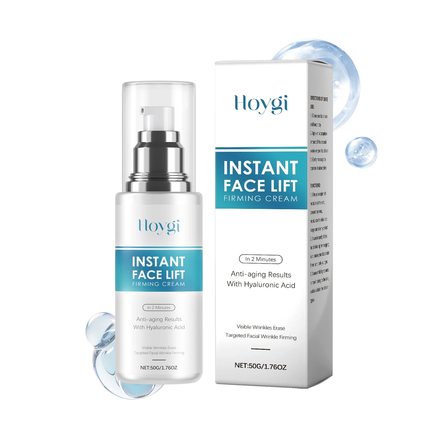Hyaluronic Acid Face Lifting Cream – Firming & Hydrating 50g