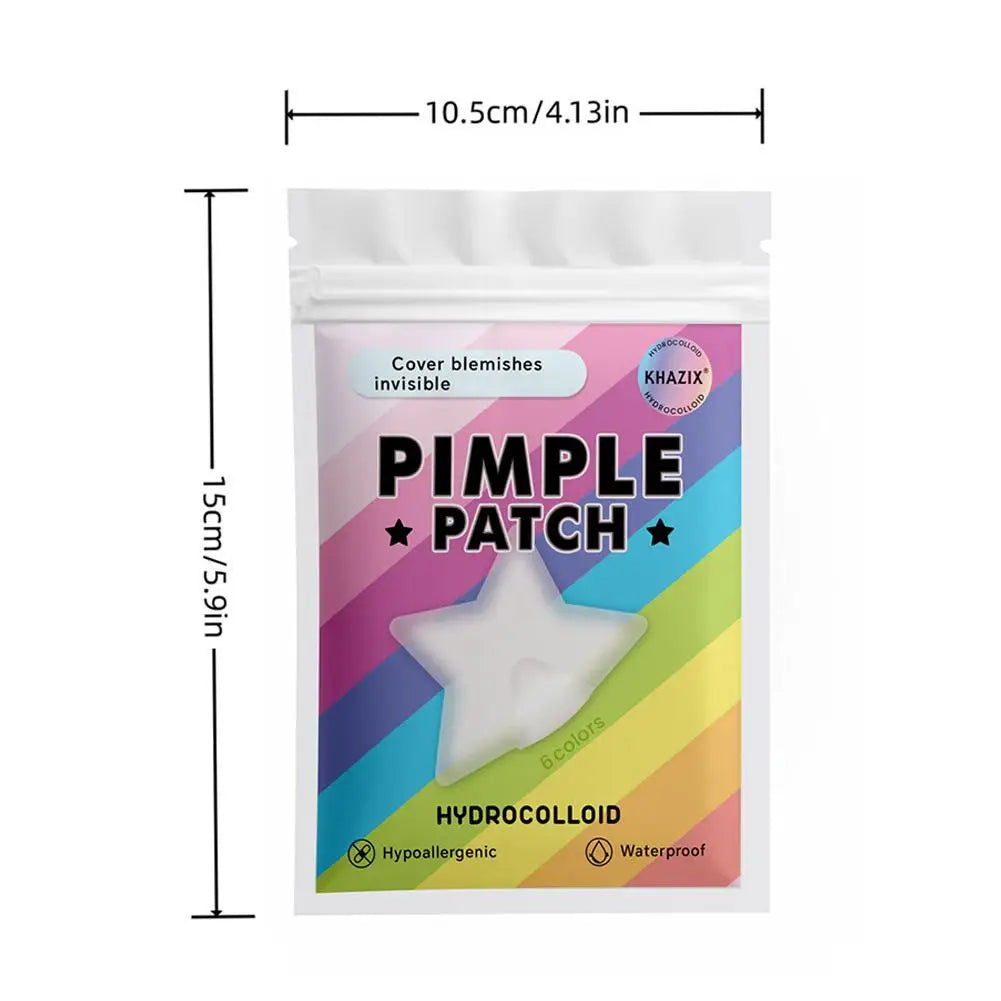280pcs Acne Care Patch Colorful Star Invisible Pimple Removal Anti-Acne Spot Mark Concealer Repair Sticker Makeup Tool Peaceful Pleasures Health and Wellness