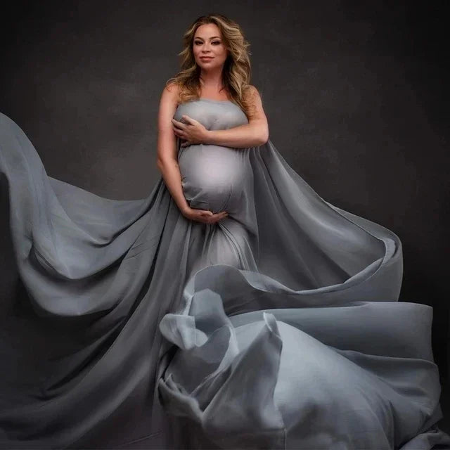 Maternity Chiffon Fabric Draping Maternity Sheer Silky See Through Photo Photography Shoot Prop Drape Peaceful Pleasures Health and Wellness colors 14 1.5X6 M