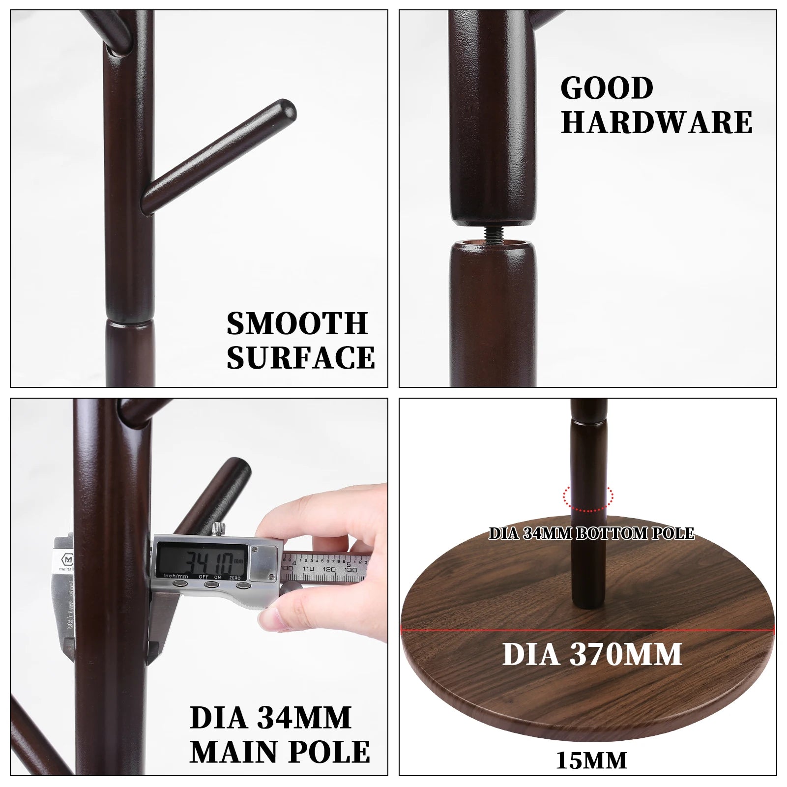 Clothes Hats Rack Floor To Floor Bedroom Coat Hook Bedroom Vertical Tree Branch Shape Holder Hat Scarf Handbag Storage Hanger Peaceful Pleasures Health and Wellness