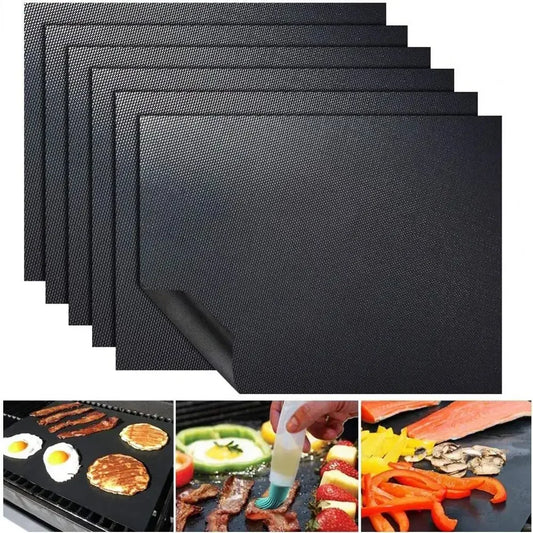 BBQ Grill Mat – Non-Stick, Heat Resistant & Reusable 40x33cm BBQ Grill Mat Oasis Select