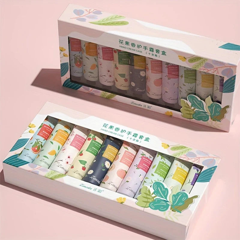 10-Piece Mini Shea Butter Hand Cream Set – Travel Gift Box