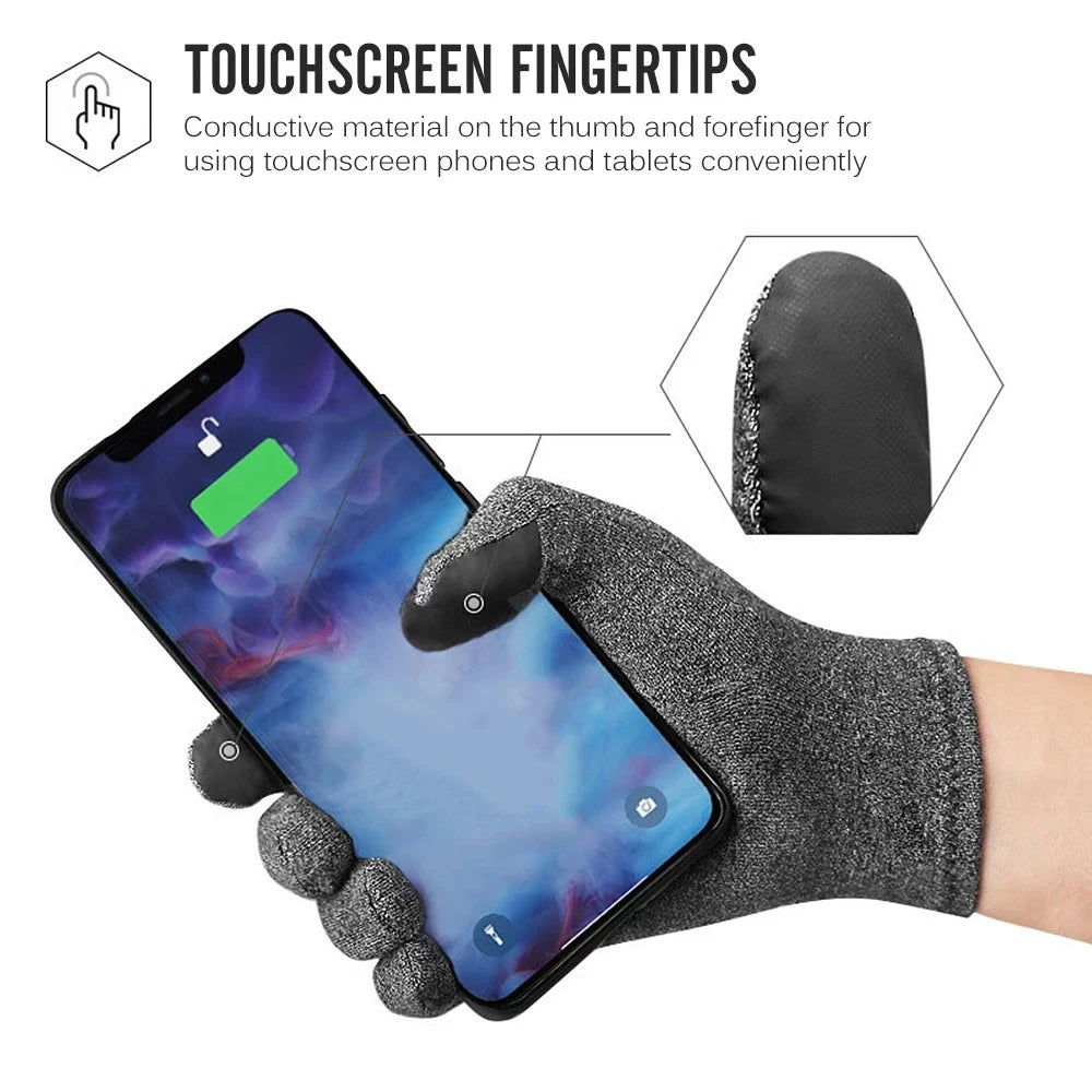 1Pair Compression Arthritis Gloves Premium Arthritic Joint Pain Relief Hand Gloves Therapy Full Fingers Sport Compression Gloves Peaceful Pleasures Health and Wellness