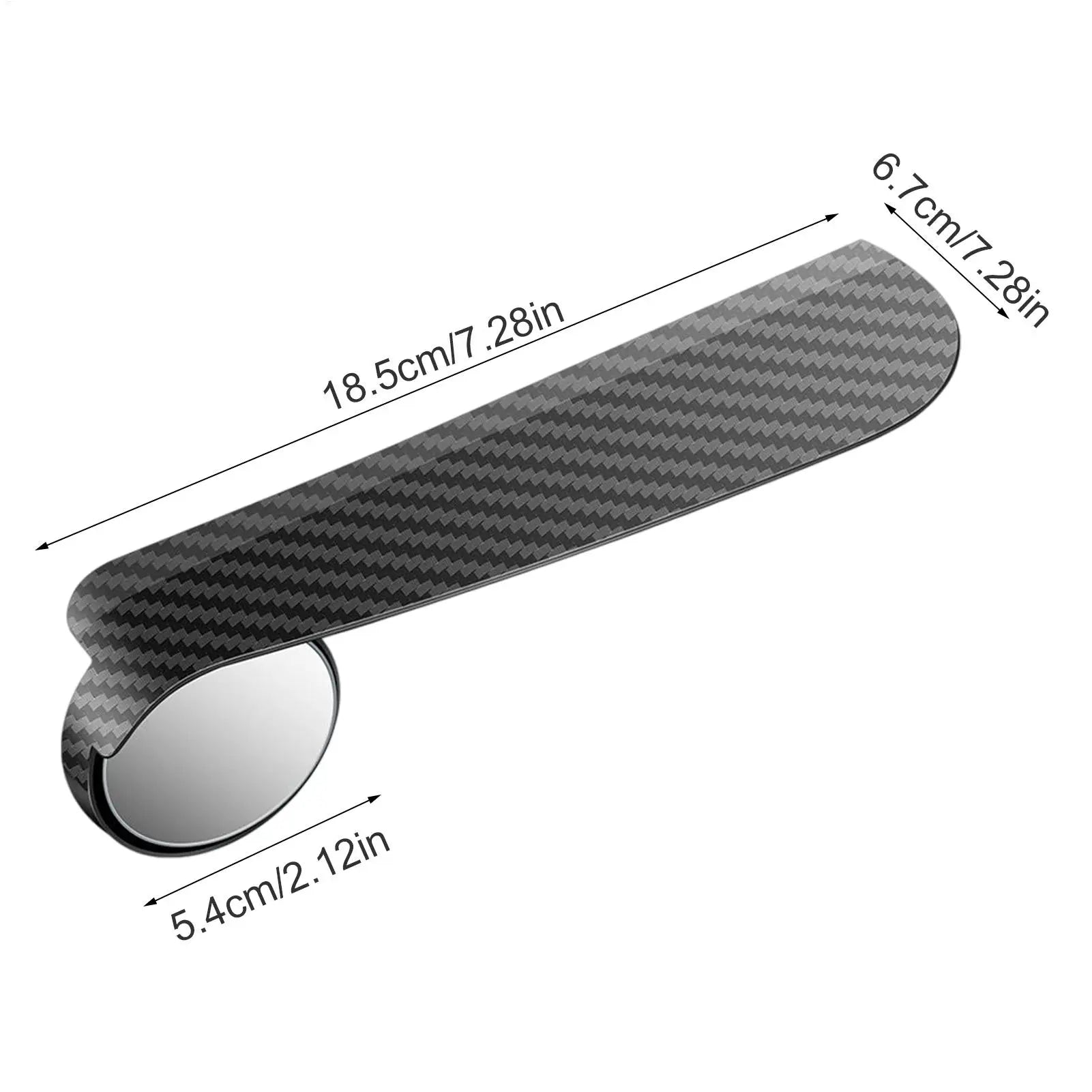 2PCS Side Mirror Rain Visor Guards With Blind Spot Universal Adjustable Rainproof Shield Wide Angle Eyebrow Visor Exterior parts Peaceful Pleasures Health and Wellness