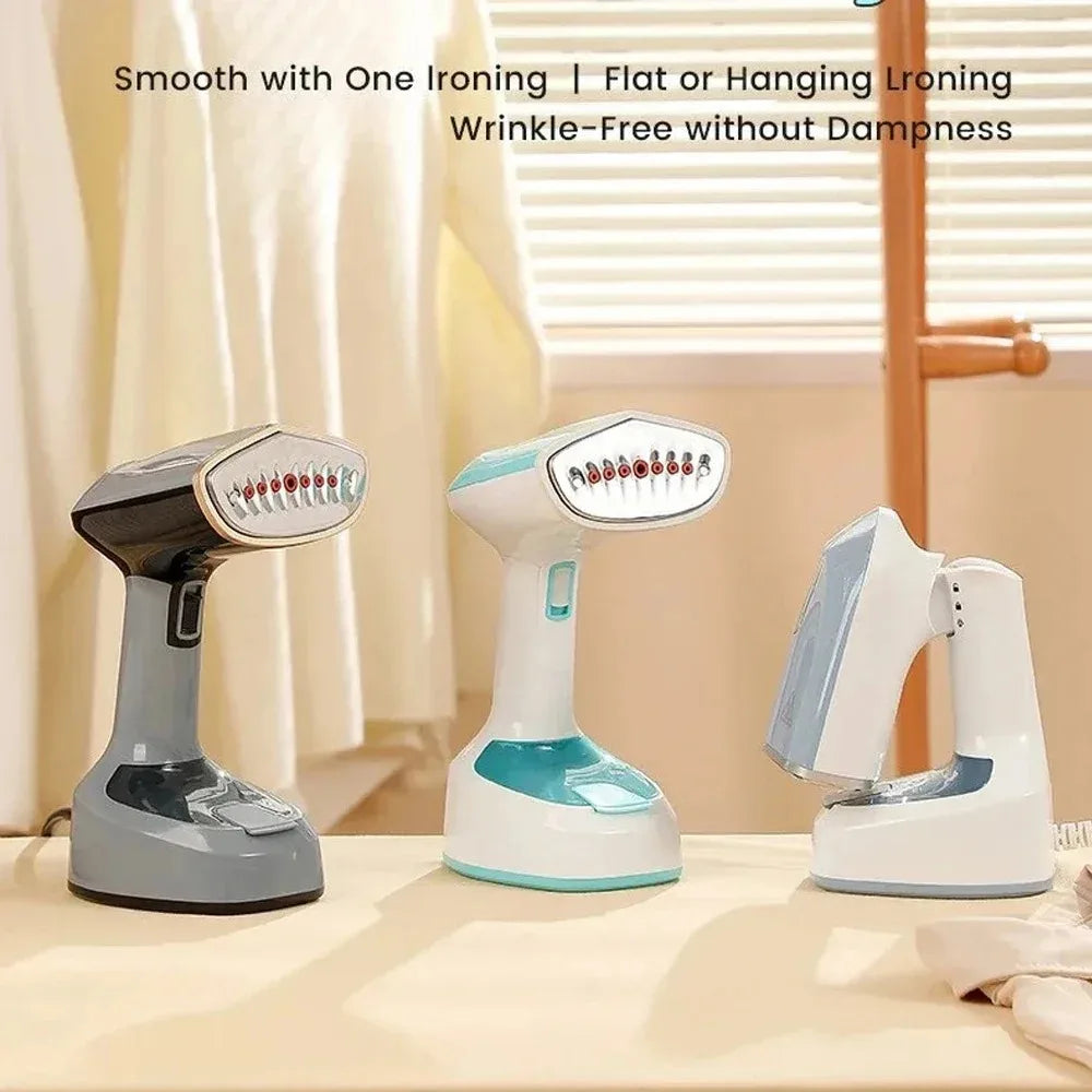 1500W Foldable Electric Handheld Fast-Heat Garment Steamer Steam Iron for Household Travel Fabric Care Peaceful Pleasures Health and Wellness