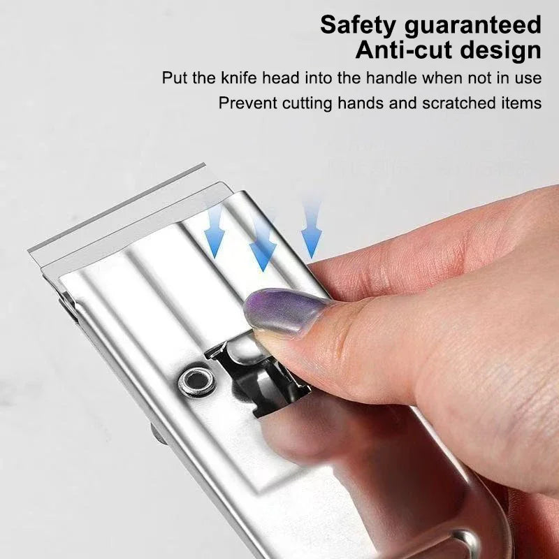 Stainless Steel Scraper Tool – Glass, Tile & Paint Removal Cleaning Scraper Tool Peaceful Pleasures Health and Wellness