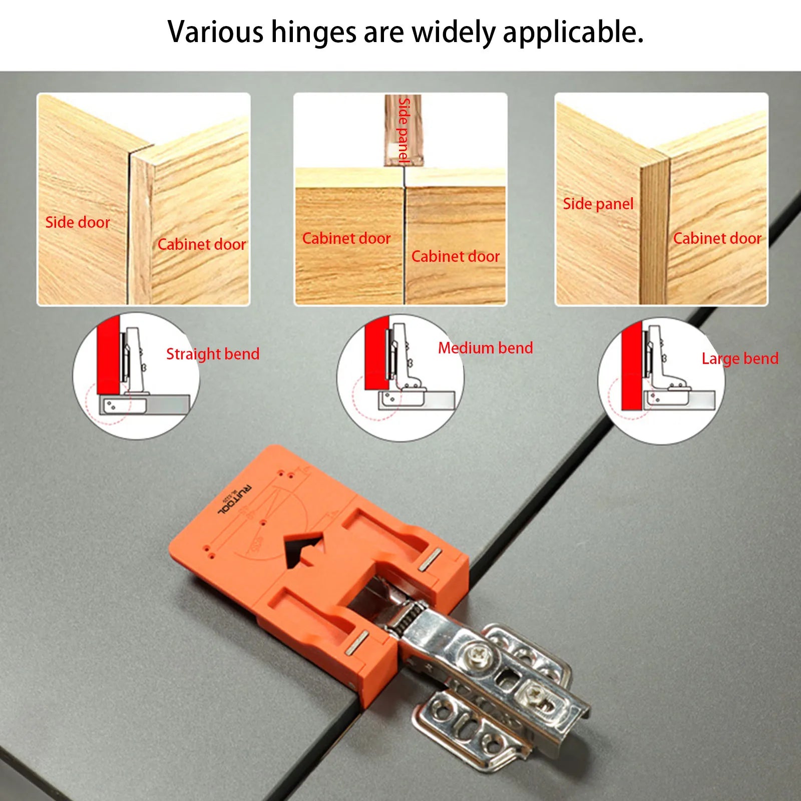 Magnetic Cabinet Door Hinge Alignment Tool Hinge Installation Tool Cabinet Hinge Jig for Professional Woodworkers Women Men Peaceful Pleasures Health and Wellness