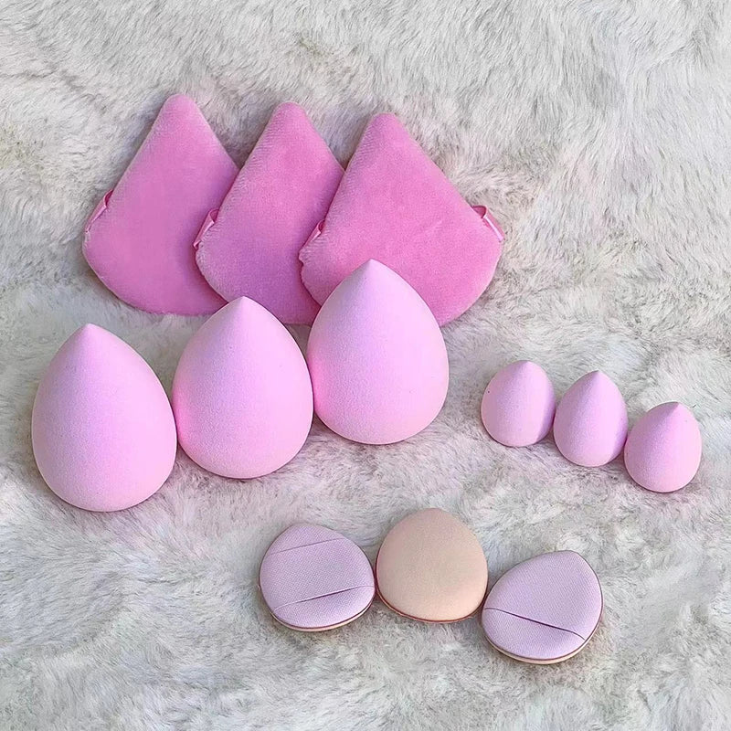12pcs Makeup Tool Set Size Size Giant Soft Makeup Egg Makeup Powder Suitable for Base Makeup Corner Makeup Setting Novice Makeup Peaceful Pleasures Health and Wellness