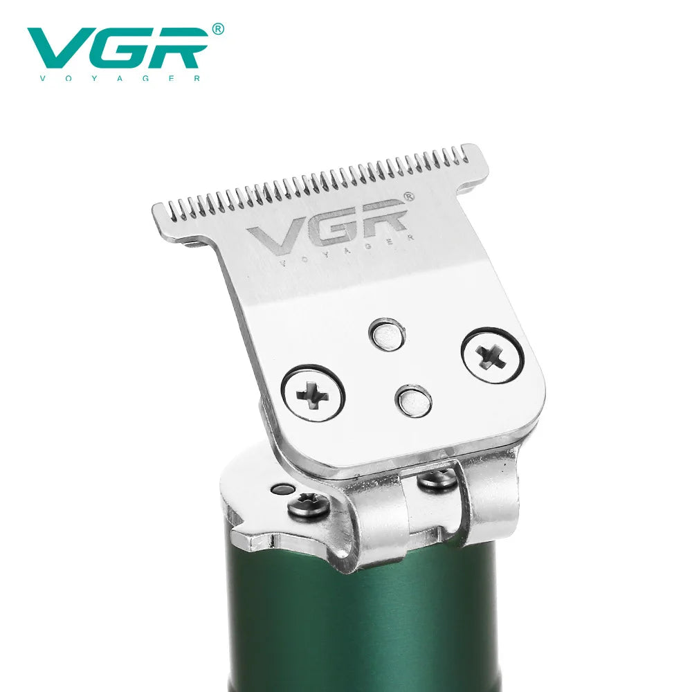 VGR 186 Hair Clipper Barber Professional Personal Care Rechargeable Electric Engraving T-shaped Blade USB Metal Washing VGR Peaceful Pleasures Health and Wellness