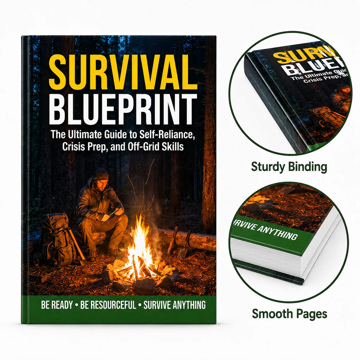 Survival Blueprint A5 Guide Crisis Prep Off-grid Skills Handbook