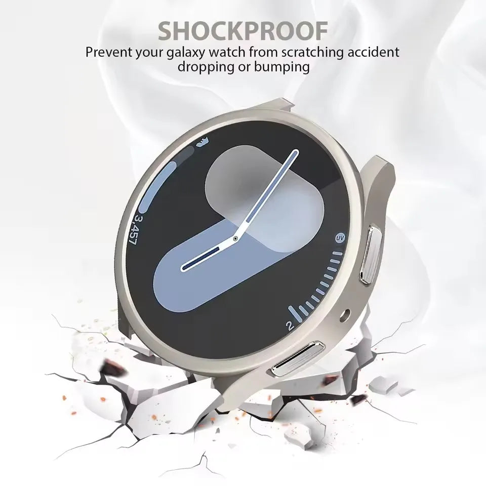 Samsung Galaxy Watch 7 Case 40mm 44mm Hard PC Bumper Cover Peaceful Pleasures Health and Wellness