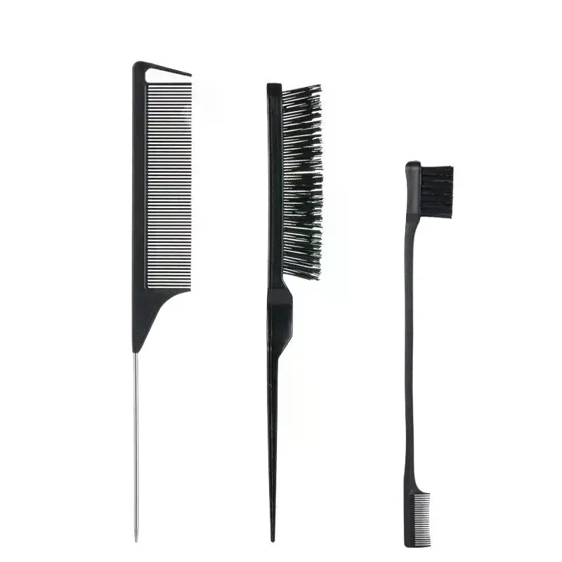 Pro Pointed Tail Salon Hairdressing Hair Styling Anti-static Comb Hair Brush Steel Needle Pin Rat Tail Combs Barber Accessories Peaceful Pleasures Health and Wellness