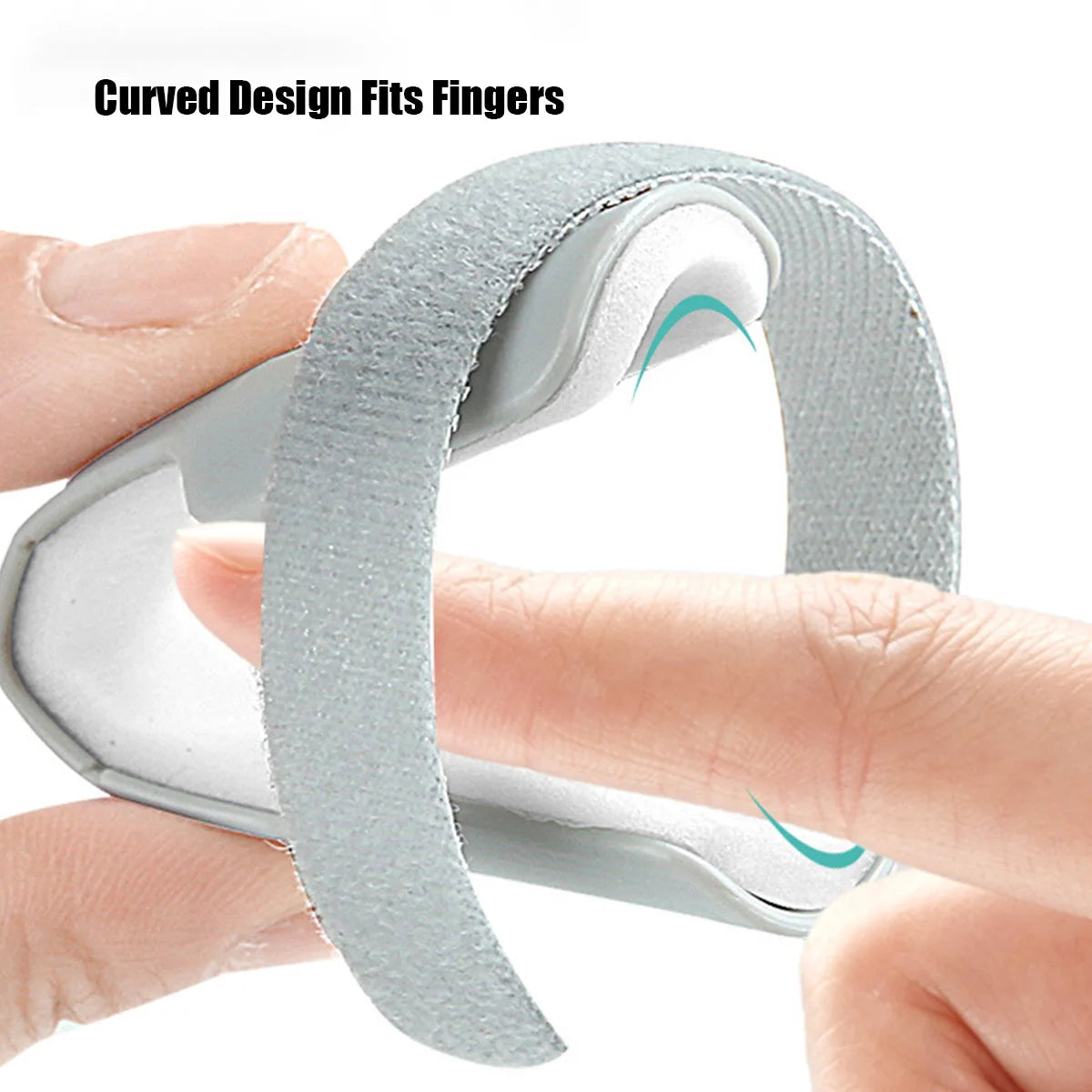 One Piece Finger Fixed Splint Fixed Support Device,Five Finger Fixed Splint Trainer,Finger Sleeve Peaceful Pleasures Health and Wellness