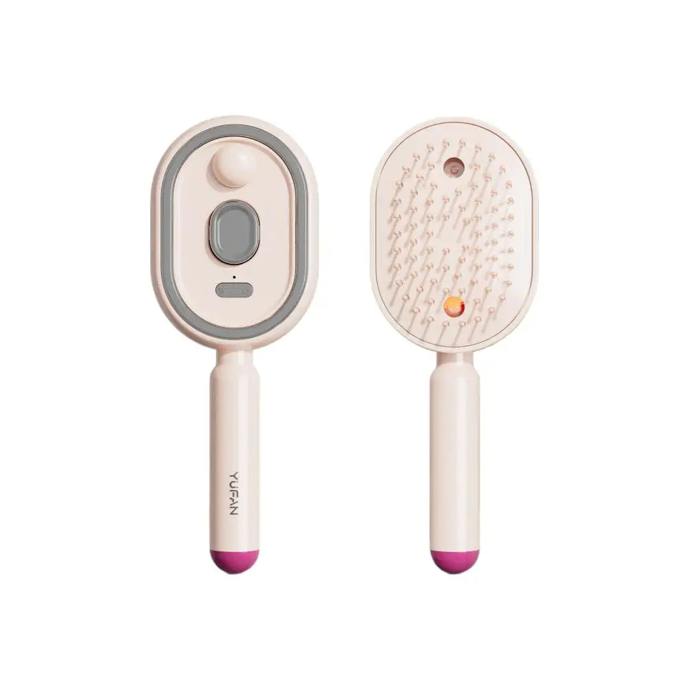 Hair Care Air Bag Spray Massage Comb Scalp Massage Hairbrush Essential Oil Atomization Deeply Nourishes Hair Roots Peaceful Pleasures Health and Wellness pink