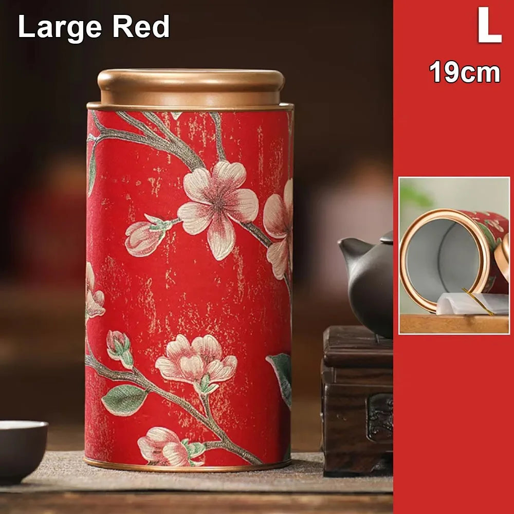 Airtight Tinplate Tea Storage Can – Food Grade Sealed Jar