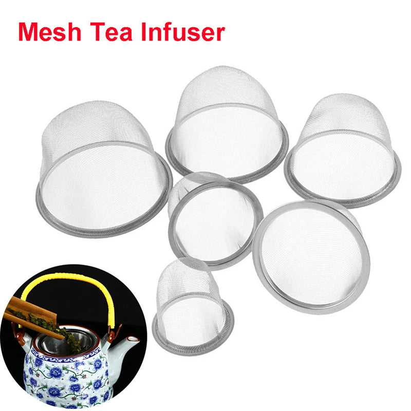 Reusable Stainless Steel Mesh Tea Infuser Strainer | 5–8cm