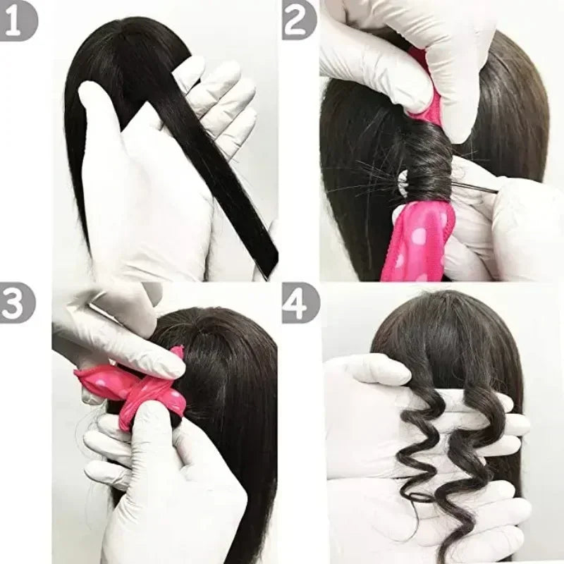 Best Flexible Foam and Sponge Magic Care DIY Styling Tools 10Pcs/Lot Hair Curlers Soft Sleep Pillow Rollers Set Peaceful Pleasures Health and Wellness
