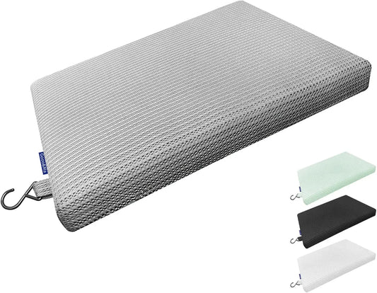 Non-Slip Waterproof Shower Seat Cushion with 3D Mesh & Hook Peaceful Pleasures Health and Wellness United States