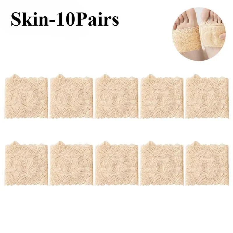 Women's Non-Slip Invisible Half Sole Socks for High Heels
