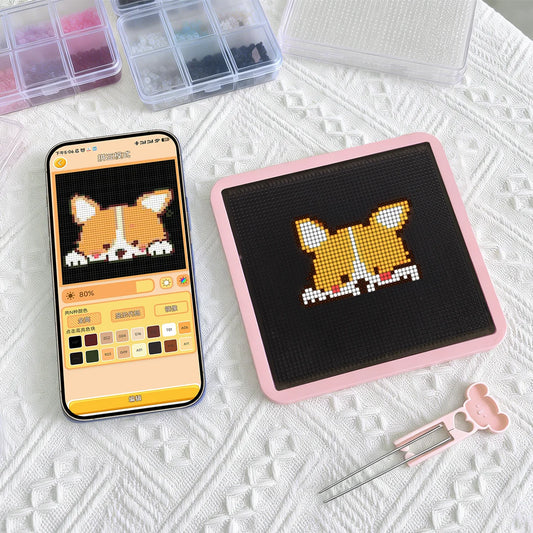 Smart LED Pegboard Melting Beads Kit – APP Control DIY Craft DIY Craft Bead Kit Peaceful Pleasures Health and Wellness