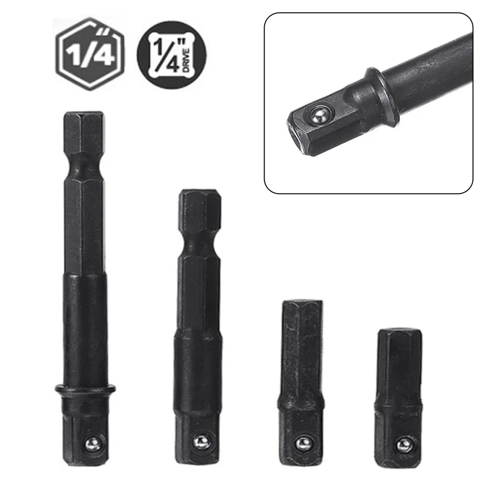 1 4 Drill Socket Adapter Driver Hex Shank Square Extension Pneumatic