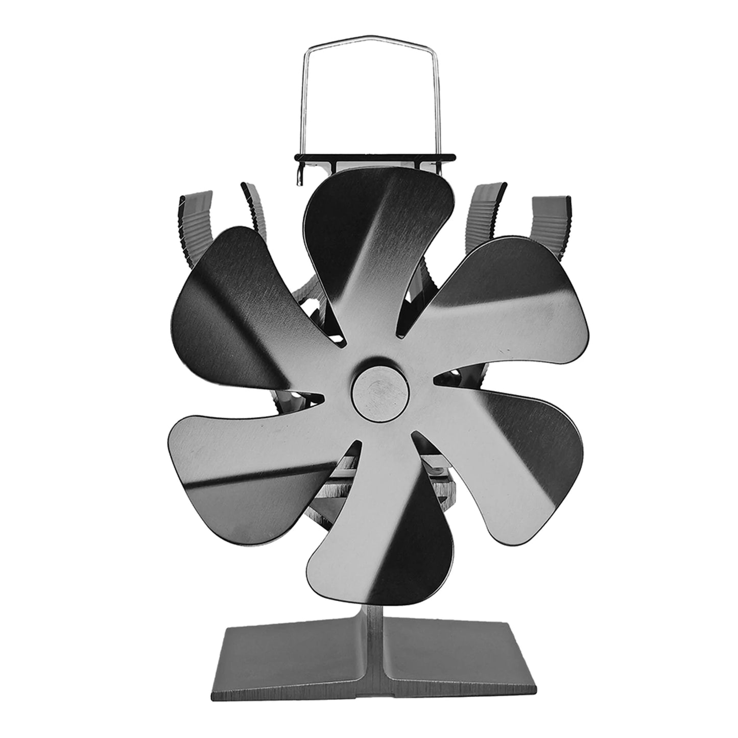 Heat Powered Stove Fan – 6-Blade Silent Thermal Fan