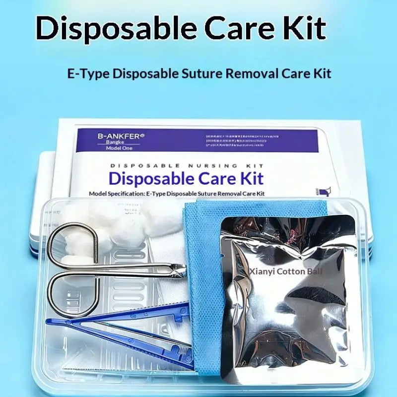 Sterile Disposable Dressing Replacement Tool Kit, Debridement, Suturing, Disinfection, Wound Care Tool Kit Peaceful Pleasures Health and Wellness